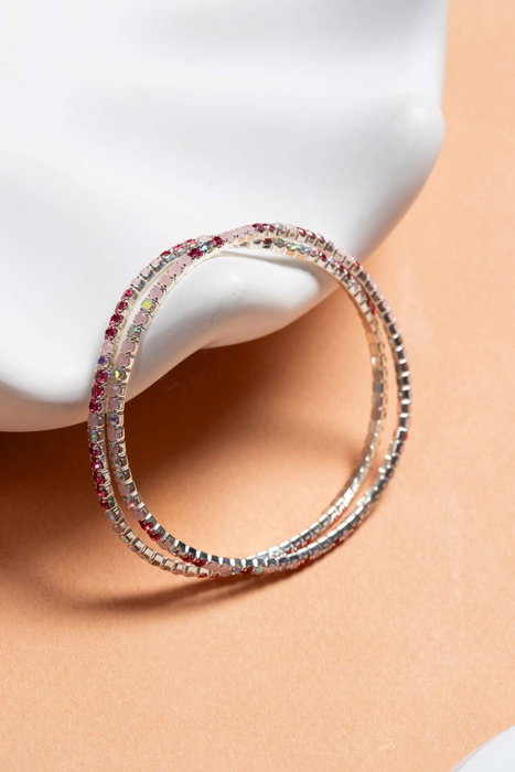 Heliophilia Silver Pulsera de Metal Multicolor